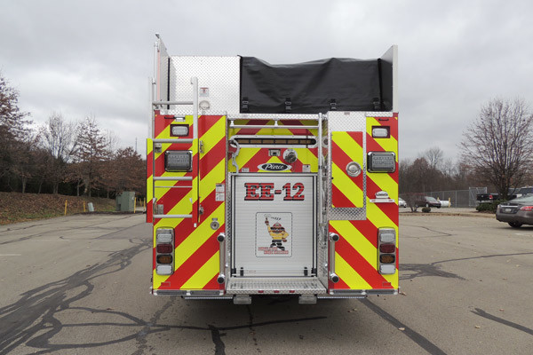 new rescue fire engine sales - 2016 Pierce Enforcer - rear