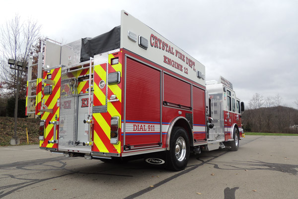 new rescue fire engine sales - 2016 Pierce Enforcer - passenger rear