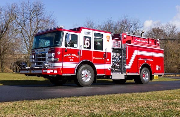 2017 Pierce Enforcer pumper - new fire engine sales in PA - driver front