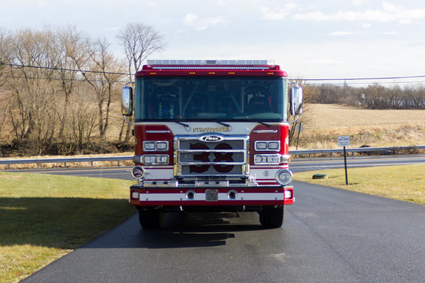 2017 Pierce Enforcer pumper - new fire engine sales in PA - front