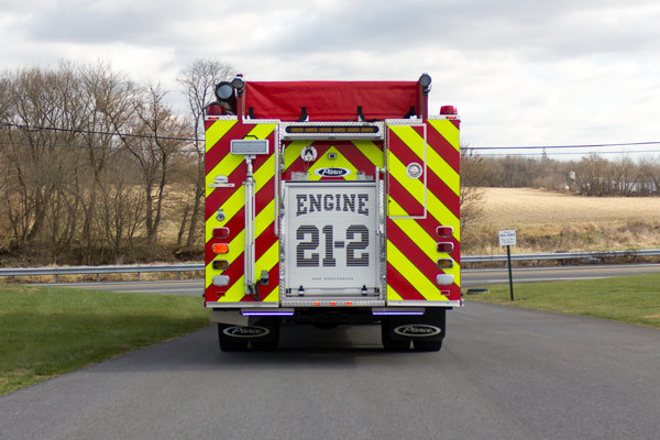 new fire pumper sales - 2017 Pierce Velocity - rear