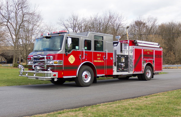 new fire pumper sales - 2017 Pierce Velocity - driver front