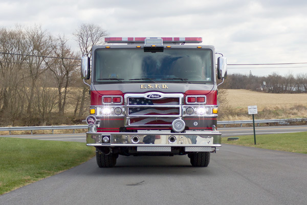 new fire pumper sales - 2017 Pierce Velocity - front