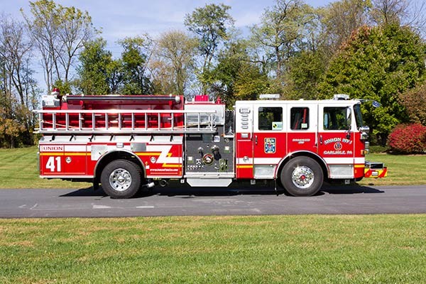 2016 Pierce Enforcer fire engine - new pumper sales - passenger side