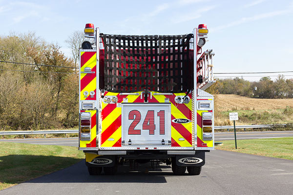 2016 Pierce Enforcer fire engine - new pumper sales - rear