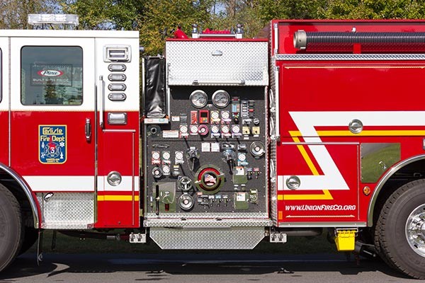 2016 Pierce Enforcer fire engine - new pumper sales - pump panel