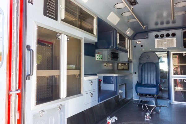 2016 Braun Chief XL Type III ambulance - new ambulance sales in PA - module interior driver side