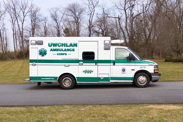 new ambulance sales in PA - Braun Express Type III - passenger side