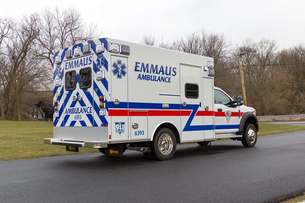 new Braun type 1 ambulance sales in Pennsylvania - passenger rear