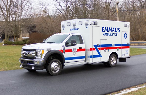 new Braun type 1 ambulance sales in Pennsylvania - driver front