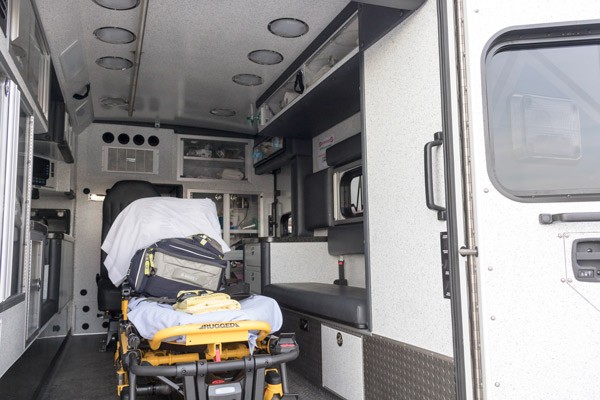 module interior passenger side - type 1 ambulance sales in PA - Braun Liberty - Glick Fire Equipment