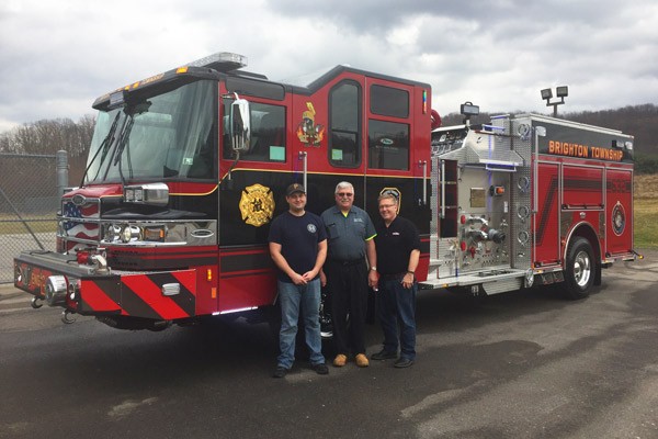 2017 Pierce Quantum pumper - fire engine sales and service - delivery