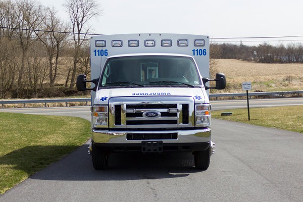 new 2017 Braun Type III ambulance sales in PA - front