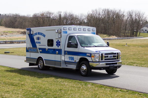 new 2017 Braun Type III ambulance sales in PA - passenger front