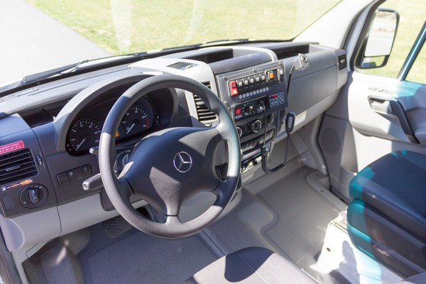 2017 Demers Mirage LT2E type II ambulance - cab interior