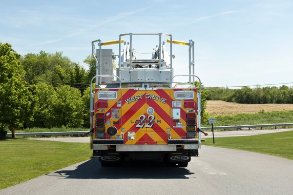 2017 Pierce Arrow XT - new fire truck sales in PA - rear