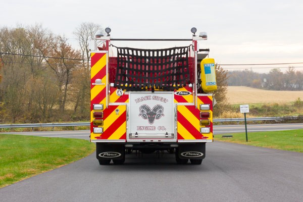 2014 Pierce Enforcer pumper - rear