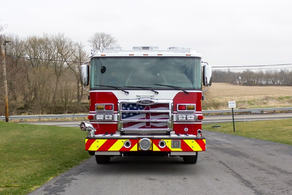 2017 Pierce Enforcer fire engine - front