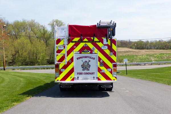 new 2017 Pierce Impel fire engine - pumper sales in PA - rear