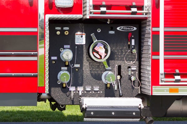 new 2017 Pierce Impel fire engine - pumper sales in PA - PUC pump controls