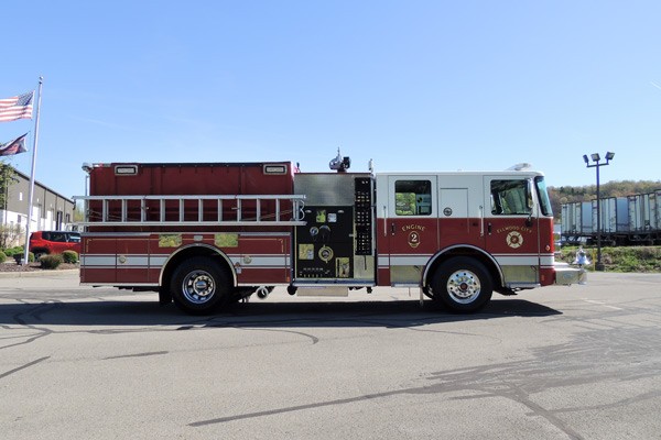 new 2017 Pierce Enforcer pumper - Pennsylvania new fire engine sales - passenger side