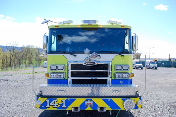 2017 Pierce Enforcer pumper - front