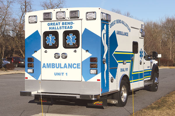 GREAT BEND HALLSTEAD AMBULANCE - Braun Express Type I Ambulance