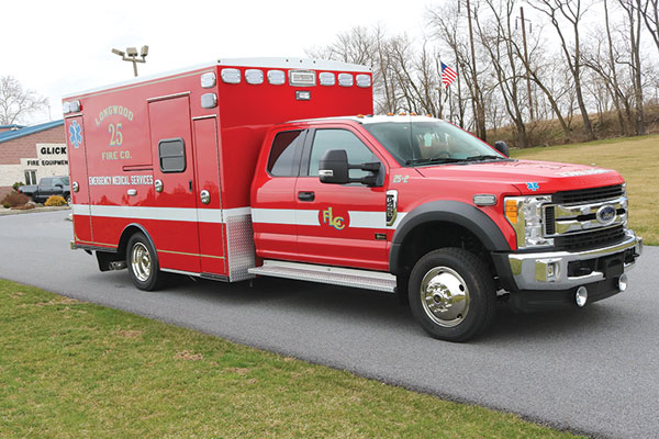 LONGWOOD FIRE COMPANY - Type I ambulance - Glick Fire Equipment Company