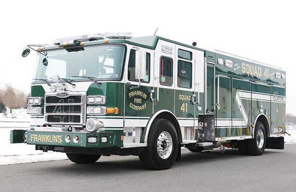 FRANKLIN FIRE COMPANY No 4 - Pierce Rescue Pumper