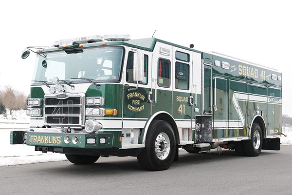 FRANKLIN FIRE COMPANY No 4 - Pierce Rescue Pumper