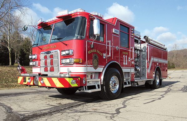 BEAVER FALLS FIRE COMPANY Pierce Arrow XT Pumper