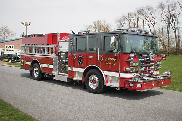 RELIANCE HOSE COMPANY No 1 - Pierce Enforcer Pumper - Glick Fire ...