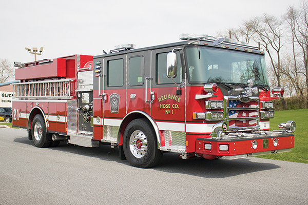 RELIANCE HOSE COMPANY No 1 – Pierce Pumper - Glick Fire Equipment Company