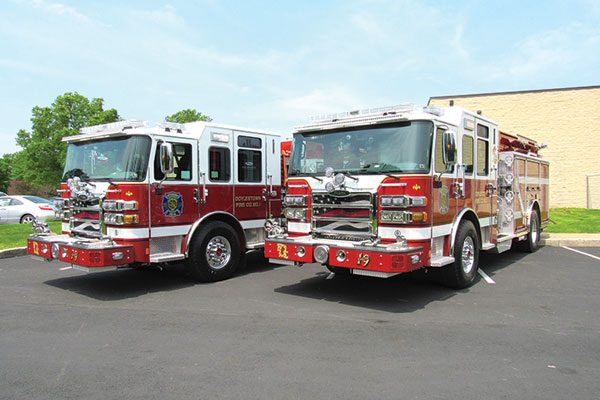 DOYLESTOWN FIRE CO No 1 - Pierce pumper