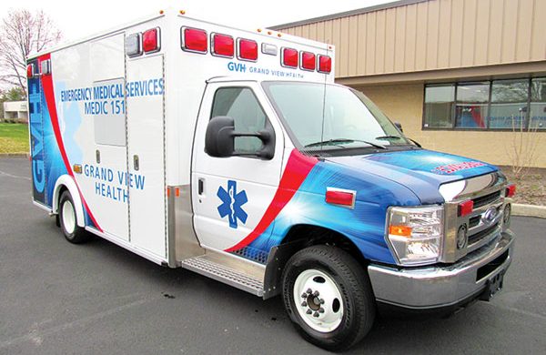 GRAND VIEW HOSPITAL Demers MX-164 Type III ambulance