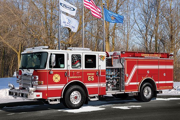 Garden City Fire Co No 1 Pumper Glick Fire Equipment Company