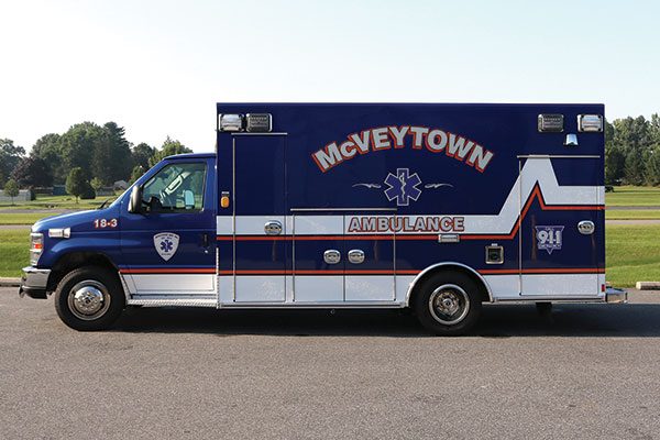 McVEYTOWN AMBULANCE ASSOC. - Braun Chief XL Type II Ambulance