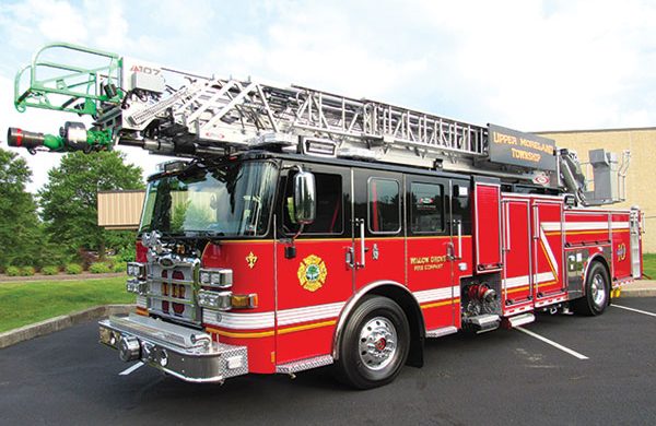 UPPER MORELAND FIRE DEPT Pierce® Enforcer™ PUC 107’ Ascendant Quint Ladder