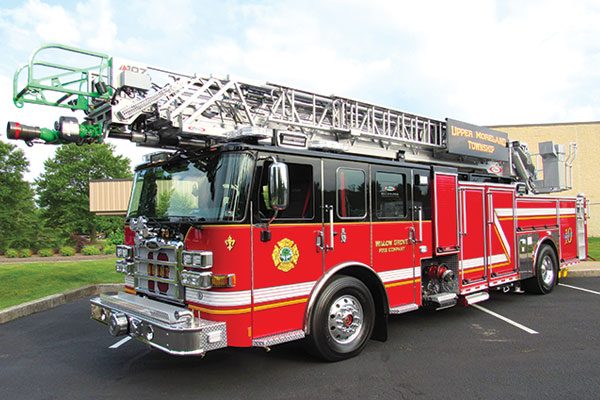 UPPER MORELAND FIRE DEPT Pierce® Enforcer™ PUC 107’ Ascendant Quint Ladder