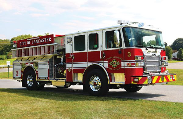 LANCASTER CITY FIRE DEPT Pierce Enforcer Pumper