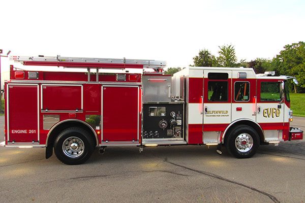 ELFINWILD VOLUNTEER FIRE CO Pierce Enforcer Pumper