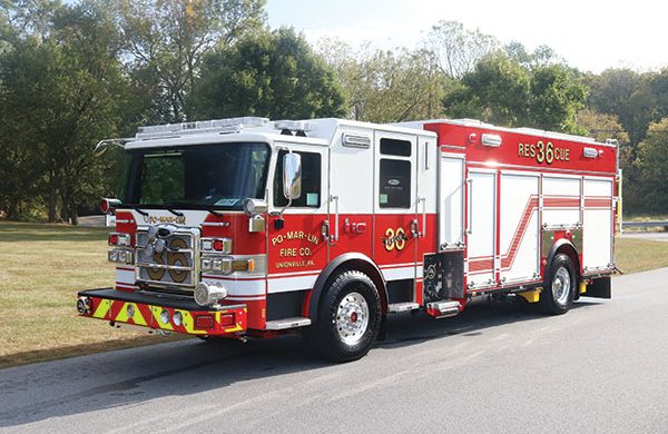 PO-MAR-LIN FIRE COMPANY Pierce Enforcer PUC Pumper