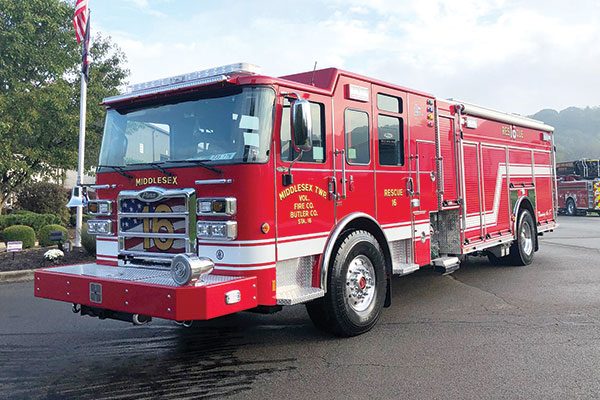 MIDDLESEX TWP VOL FIRE CO. - Pierce Enforcer PUC Rescue Pumper