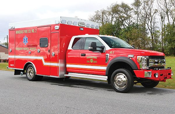 MINQUAS FIRE COMPANY Braun Liberty Type I Ambulance