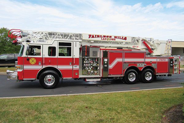 Fairless Hills Fire Dept. Pierce Arrow XT 107' Ascendant Ladder Aerial