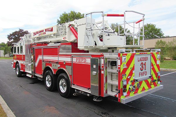 Fairless Hills Fire Dept. Pierce Arrow XT 107' Ascendant Ladder Aerial