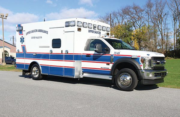 UPPER SAUCON AMBULANCE CORPS Braun Chief XL Type I Ambulance