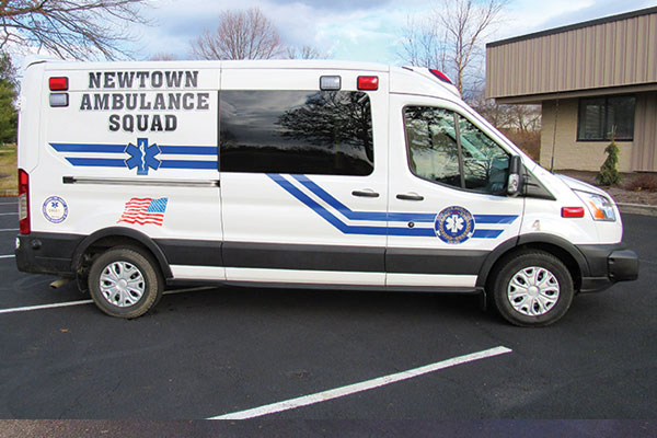 NEWTOWN AMBULANCE SQUAD Demers Transit EXE Type II Ambulance - Glick ...