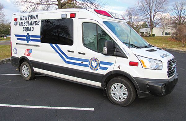 NEWTOWN AMBULANCE SQUAD Demers Transit EXE Type II Ambulance