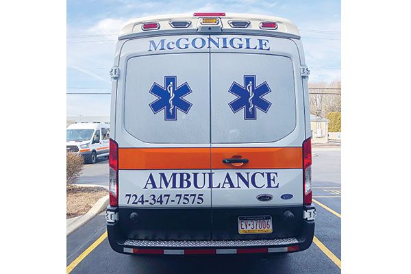 MCGONIGLE AMBULANCE SERVICE Demers Transit Type II Ambulance